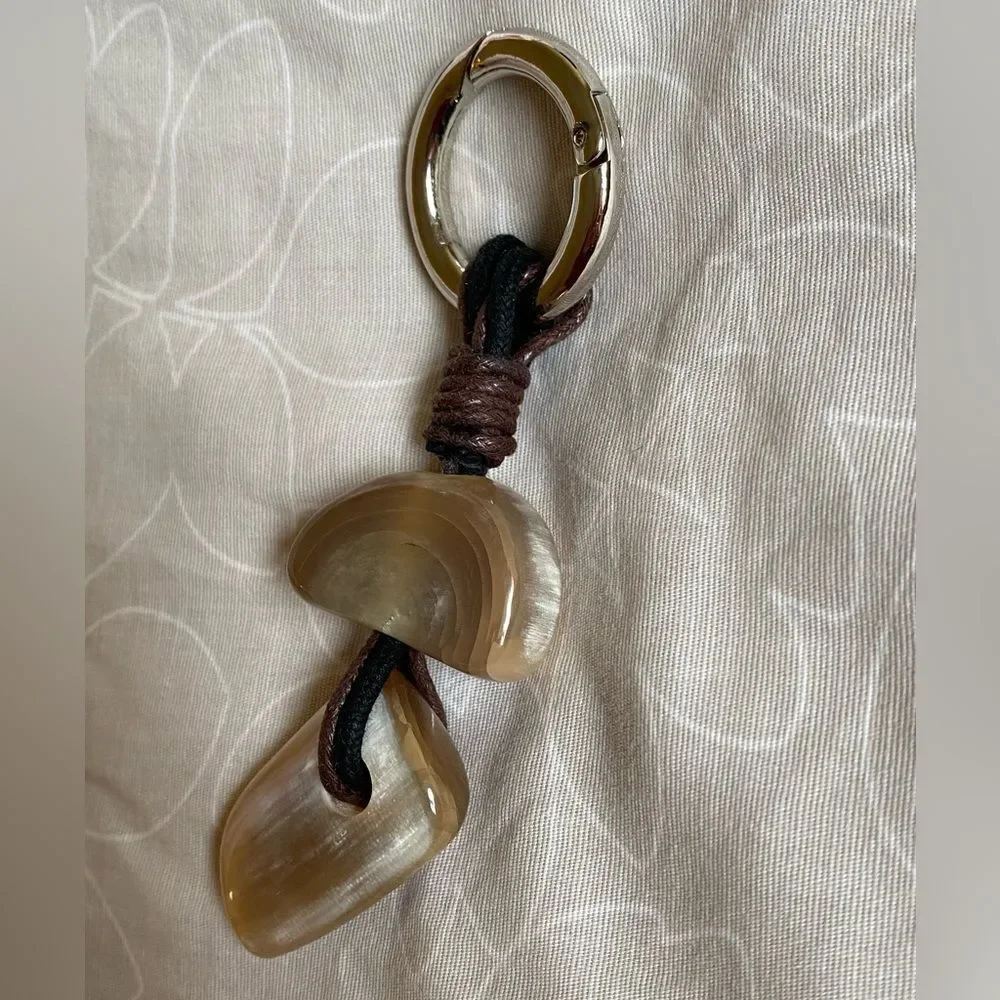 NEW Eco-Friendly Key Chain Handmade South American Artisans Unisex Neutral Gift